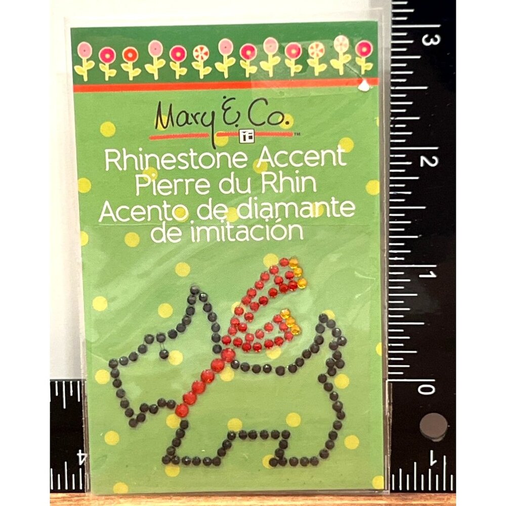 Mary & Co. Rhinestone Scottie Dog Accent Studio 18 Engelbreit IG583114894